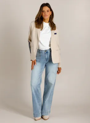 Ivy Beau Jeans Verie Pockets Wide Leg / 4200921 Denim