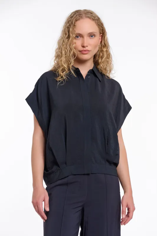 Rino &amp; Pelle Top Boxy Capsleeve Imela / Imela.7002621 Dark Navy