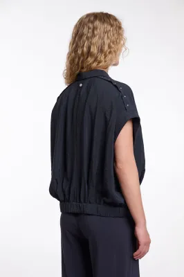 Rino &amp; Pelle Top Boxy Capsleeve Imela / Imela.7002621 Dark Navy