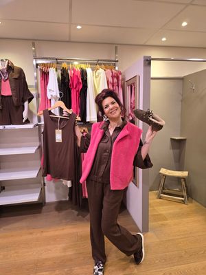 Ambika Gilet Teddy / Hot Pink