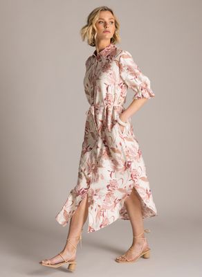 Yest Dress Maxi Bloom Krista /  0006169 Natural/Multi Colour