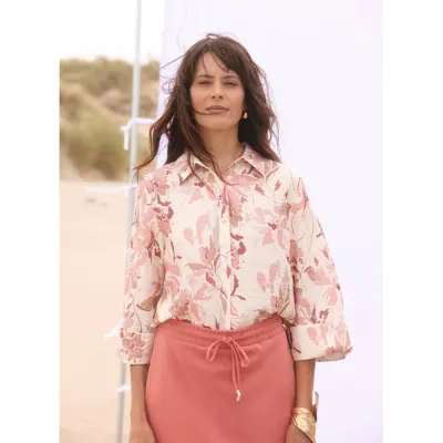 Yest Karlaine Blouse/ 0006370 Natural/Multi Colour