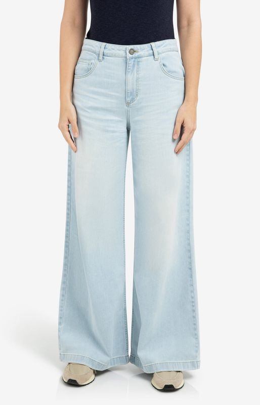 YAYA Jeans Wide Leg High waist  L32 / 01-311151-603 LIGHT BLUE DENIM