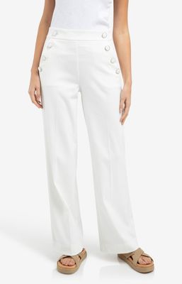 YAYA Pants Buttond / 01-301245-603 OFF WHITE