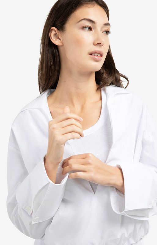 YAYA Blouse Balloon/ 01-701355-603 PURE WHITE