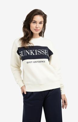 YAYA Sweater Sunkissed / 01-109115-603 NAVY BLAZER DESSIN