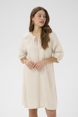 Cream Dress Short Lace / 10615409 Crispy Sand