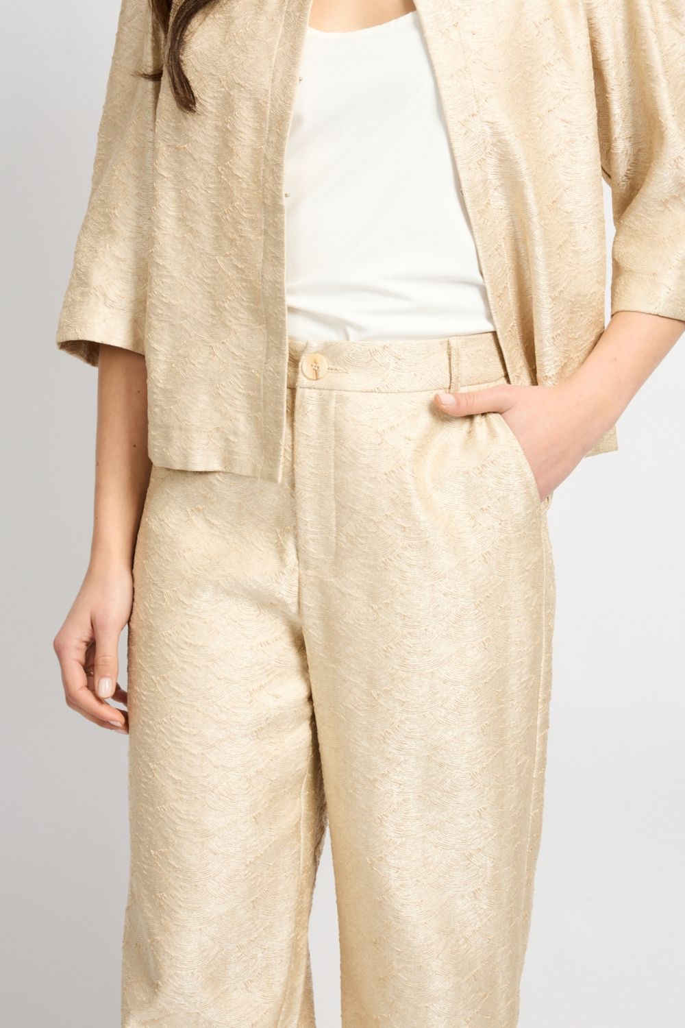 C&amp;S The Label Pants Panar Glow / 26ZQH13 Sand