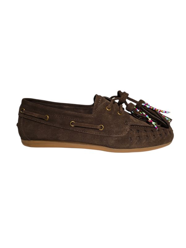 Posh by Poelman Mocassins Suede/ CLSHN2657 bruin suede