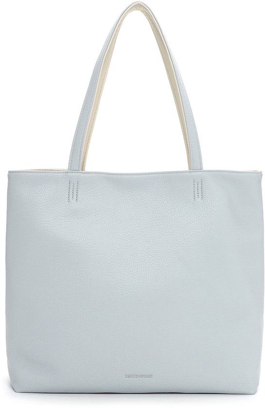 Emily &amp; Noah Bag Shopper Reversible Eva/ 65170 Light Blue