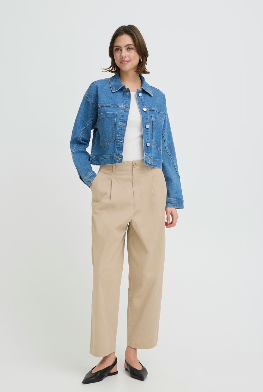 Fransa Pants/ 20617694 SAVANNAH TAN