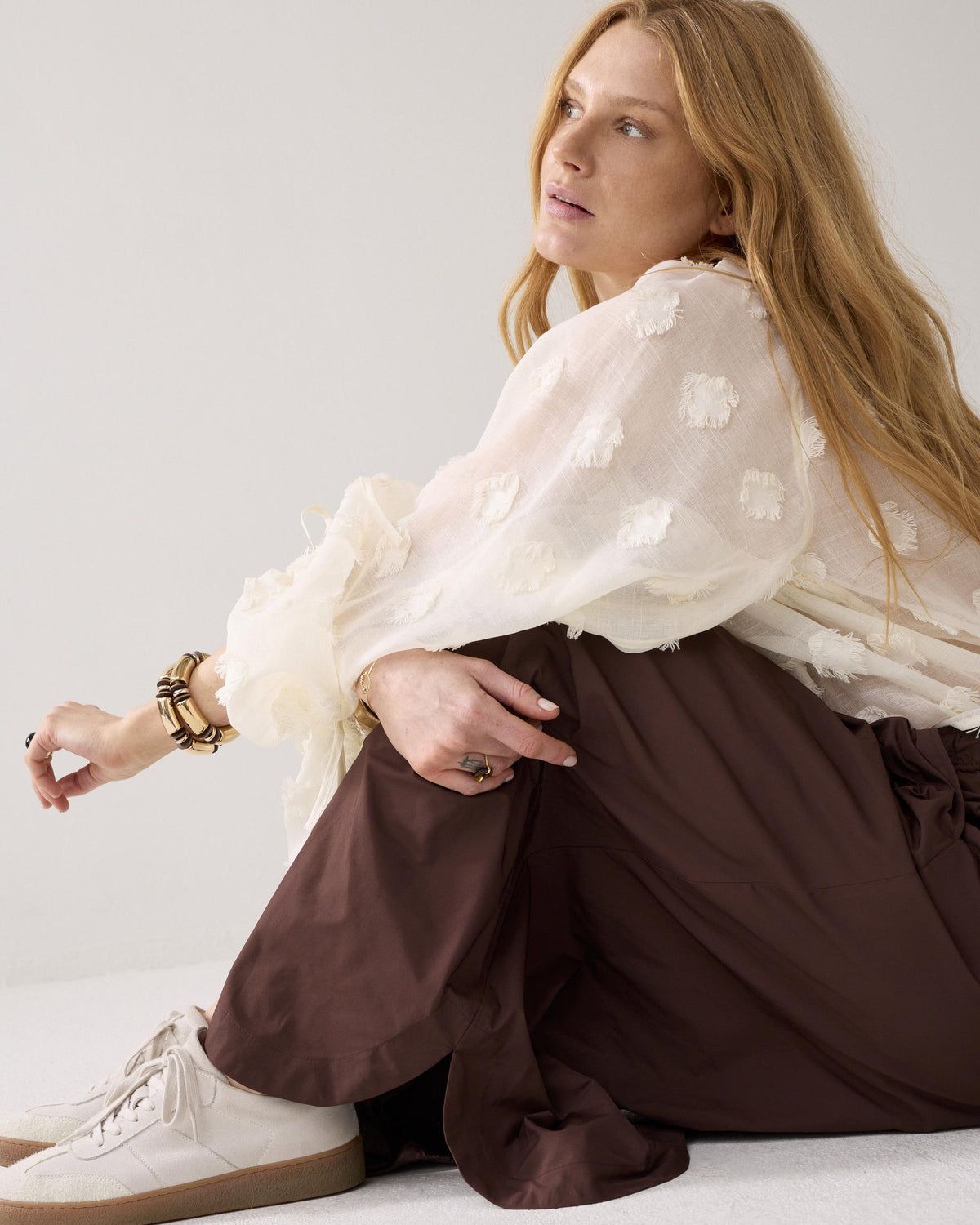 Summum Woman Skirt Maxi Silky / 6s1357-12259 Coffee