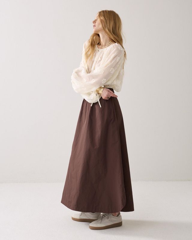 Summum Woman Skirt Maxi Silky / 6s1357-12259 Coffee