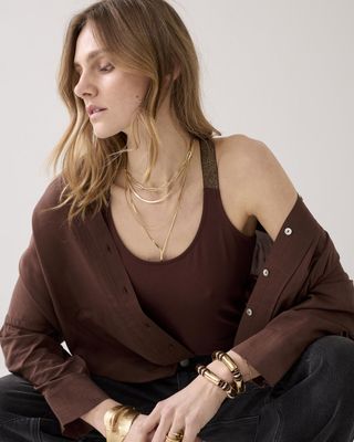 Summum Woman Singlet Crossband / 3s4483-30366 Coffee