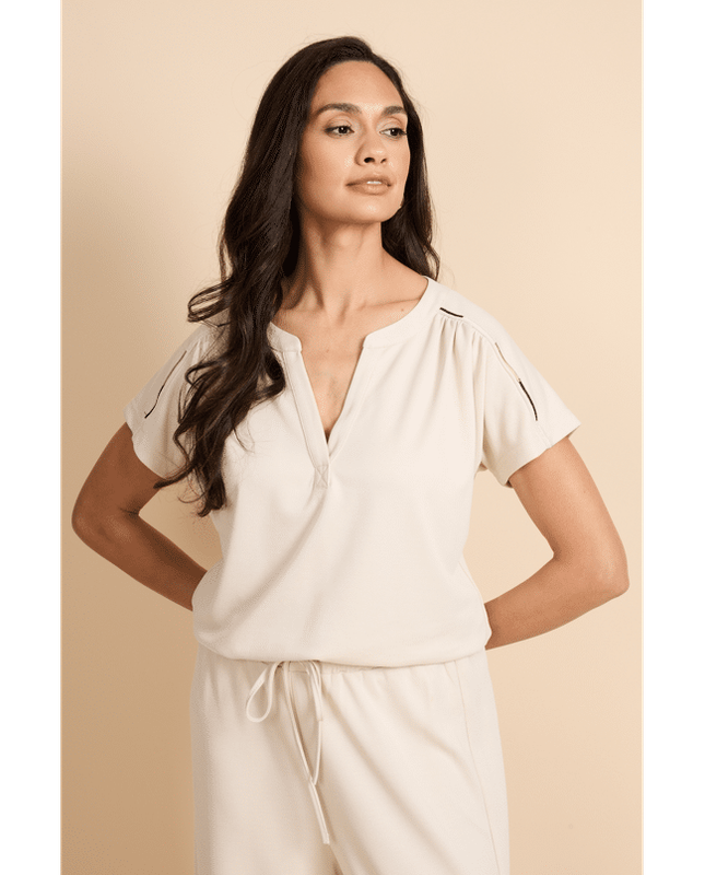 G-Maxx Top Rheya Modalmix / 26ZQG04 Sand