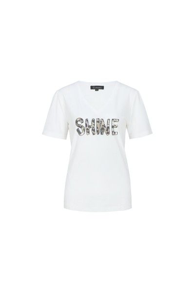 G-Maxx Tee Halle  "Shine" / 26ZQG15 Offwhite/Leopard