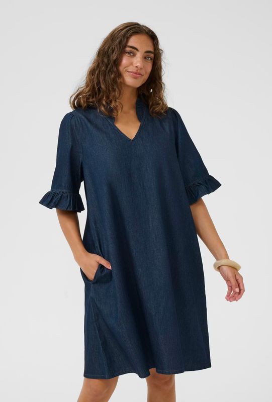 Culture DK Dress  / 50112802 Dark Blue Wash