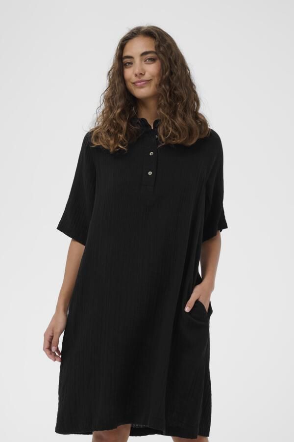 Culture DK Dress Short Elina Hydrocotton/ 50113054 Black