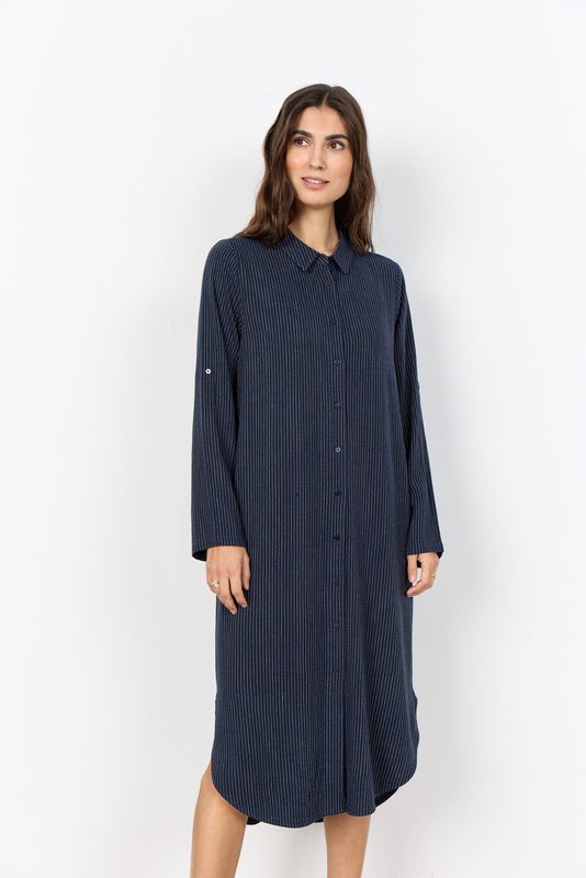 Soya Concept Dress Pinstripe/ 41588 6910C NAVY COMBI