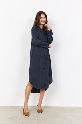 Soya Concept Dress Pinstripe/ 41588 6910C NAVY COMBI