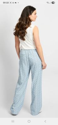 C&amp;S Pants Phoenix / 26ZQH20 Light Blue/Sand