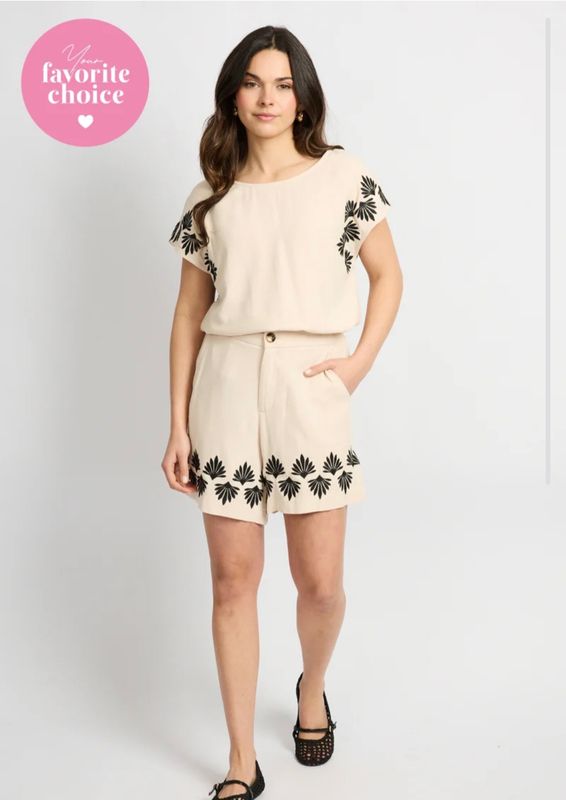 C&amp;S Short Boho Palemo/  26ZXC06 Sand