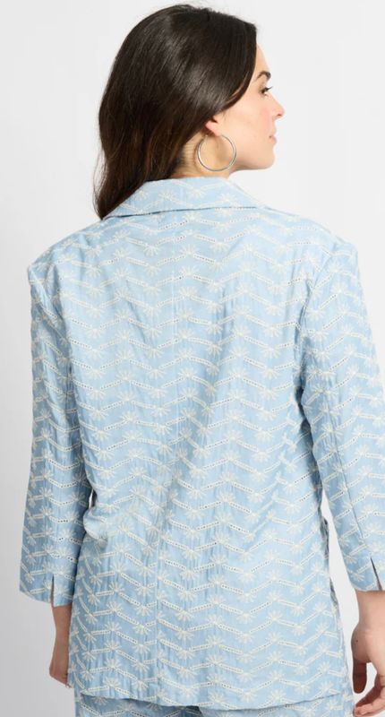 C&amp;S Blazer Bizou / 26ZQH19 Light Blue/Sand