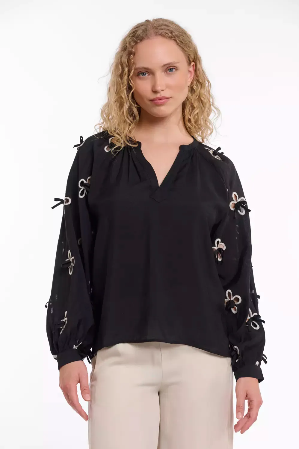 Rino &amp; Pelle Blouse Balloon / Ginger.7002623 black