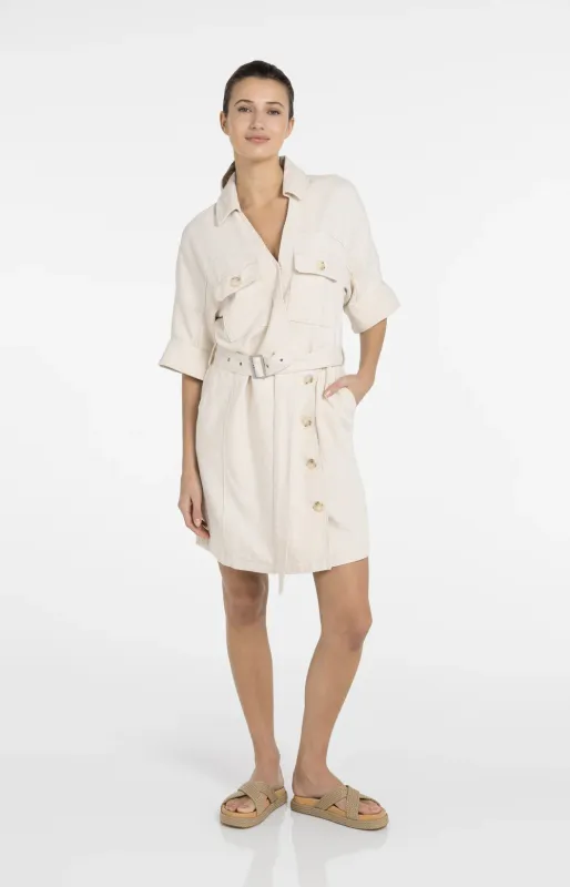 YAYA Dress / 01-601224-604 CLOUD CREME WHITE