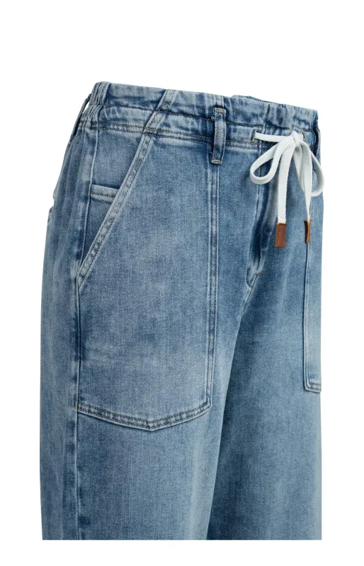 YAYA Jeans / 01-311140-604 MID BLUE DENIM
