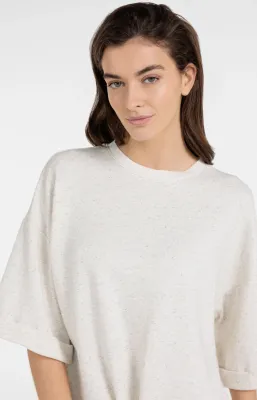 YAYA Sweater / 01-109120-604 IVORY WHITE MELANGE