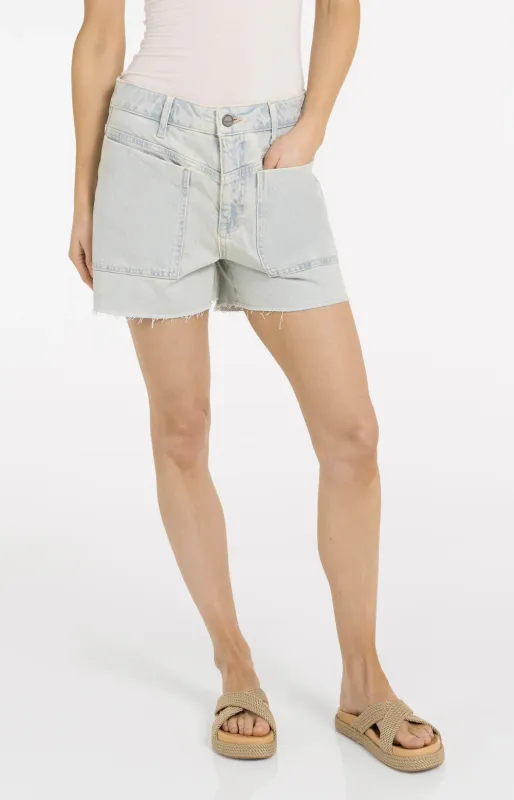 YAYA Jeans Short Destroyed / 01-321030-604 LIGHT DENIM
