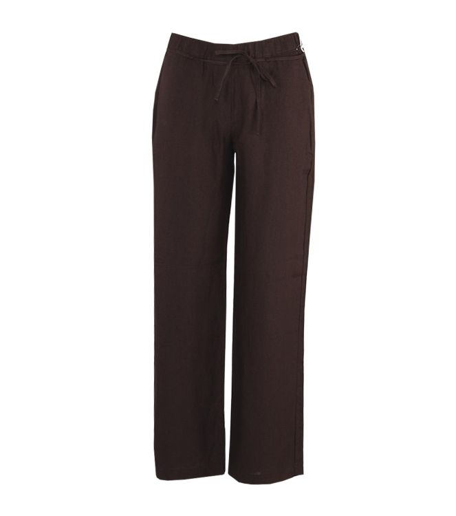 MAC Pants Chiara Belt Linen / 0294L344700 293 truffle brown