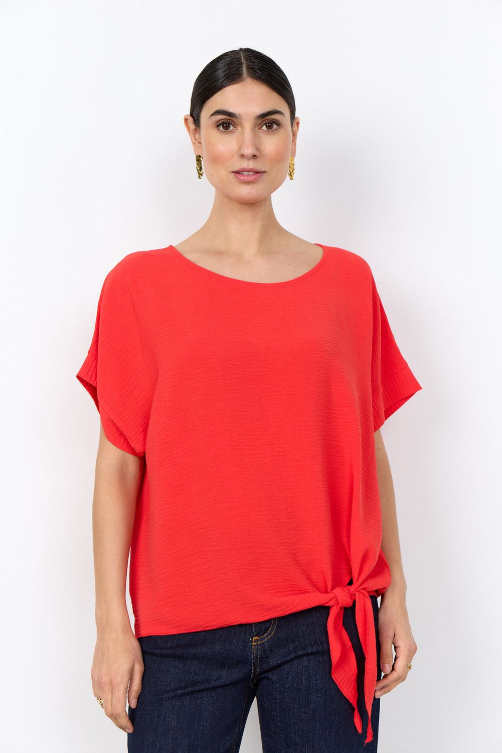 Soya Concept Top Knot detail/ 41705 4030 BITTERSWEET