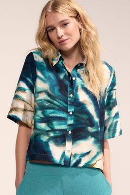 Tramontana Blouse/ C05-20-301 Print Blues