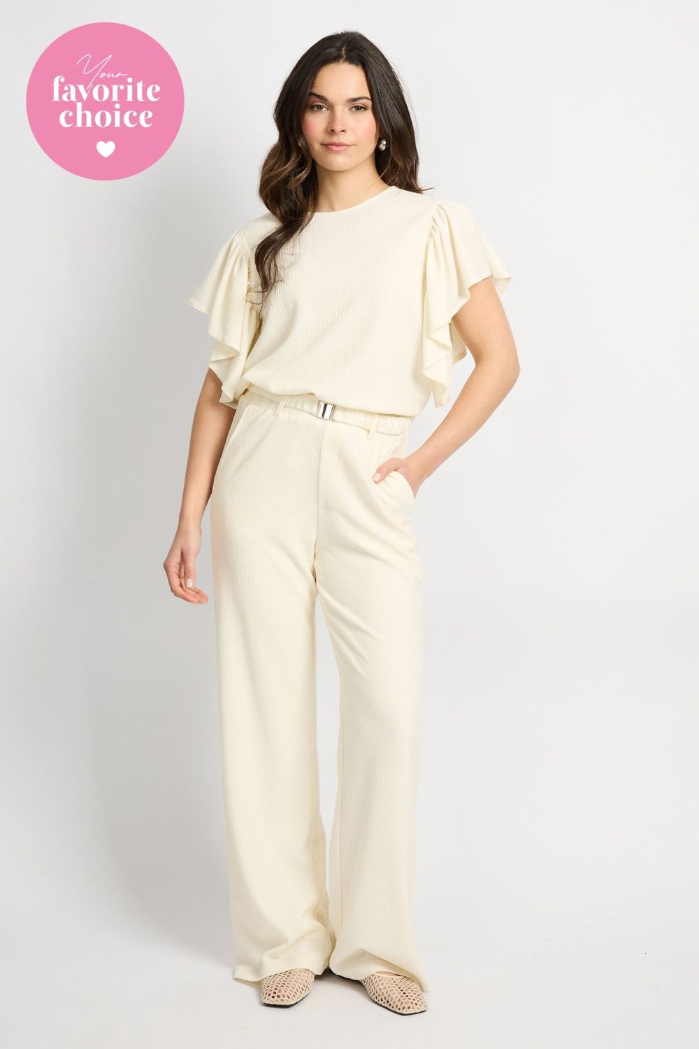 C&amp;S Pants Presem / 26ZZC07 Sand