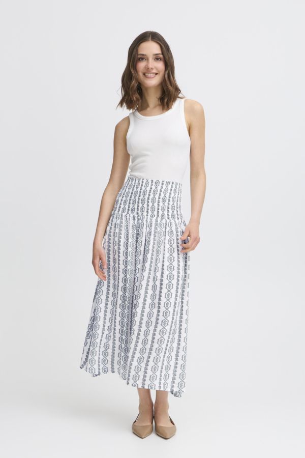 Fransa Skirt / 20616301 Blue Art