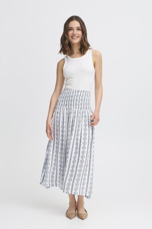 Fransa Skirt / 20616301 Blue Art