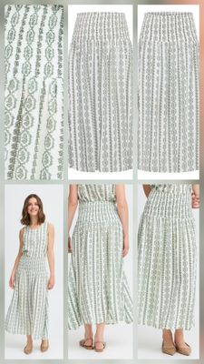 Fransa Skirt / 20616301 Green Art