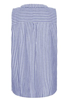 Fransa Shirt Stripe Cotton / 20616306 Navy Art
