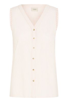 Fransa Top Stripe Cotton / 20616306 Rose Smoke Art