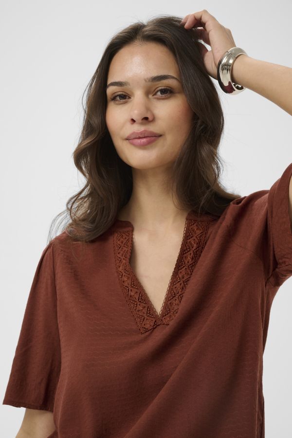 Kaffe Blouse Viscose /10511643 Henna