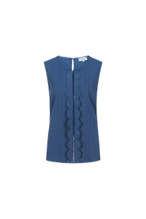 C&amp;S Top Lindona / 26ZFOC01 Cornflower Blue