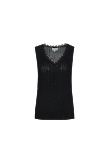 C&amp;S Top Karita Knit/ 26ZFOC10 Black