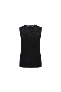 C&amp;S Top Karita Knit/ 26ZFOC10 Black