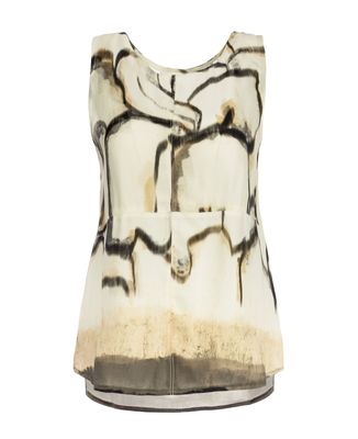 NED Top Unique Design Silky/ 26S3-SN028-02 Ecru