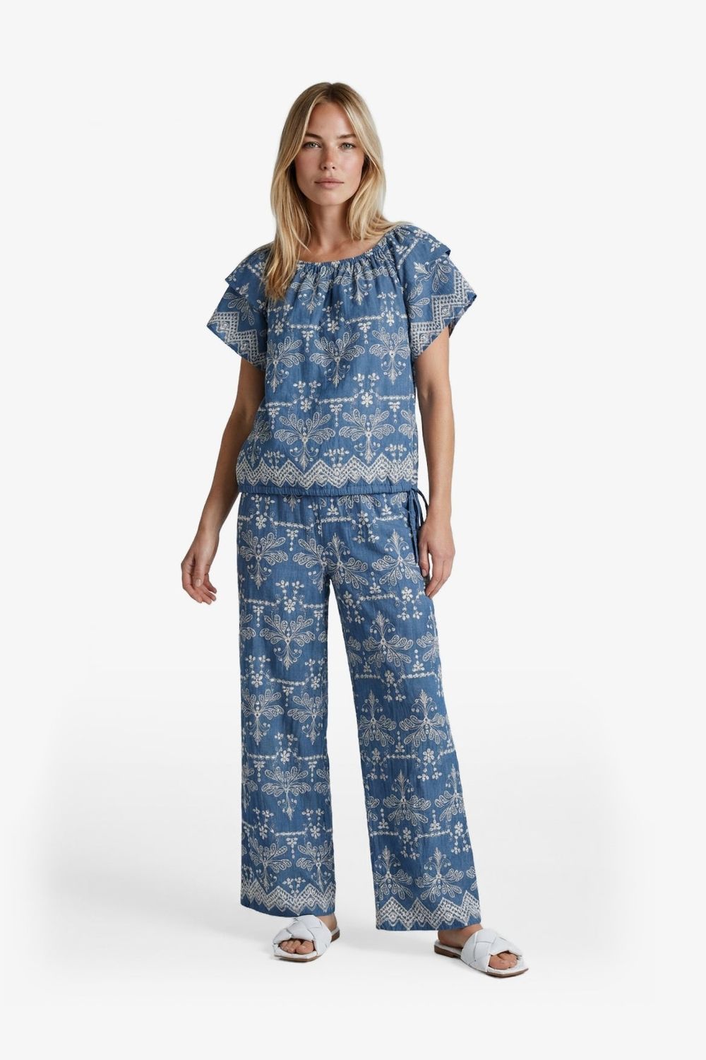 G-Maxx Pants Minou / 26ZFWG06 Denim Mid Blue