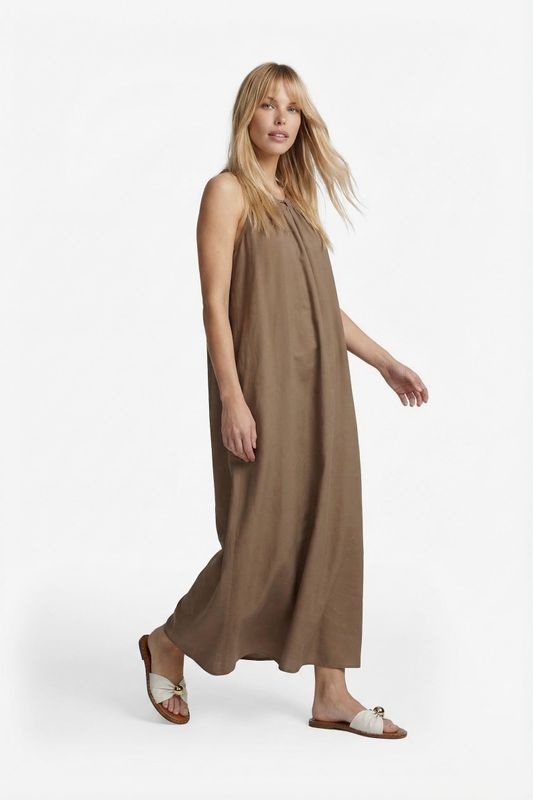 G-Maxx Dress Maxi Ilona / 26ZFQG15 Walnut