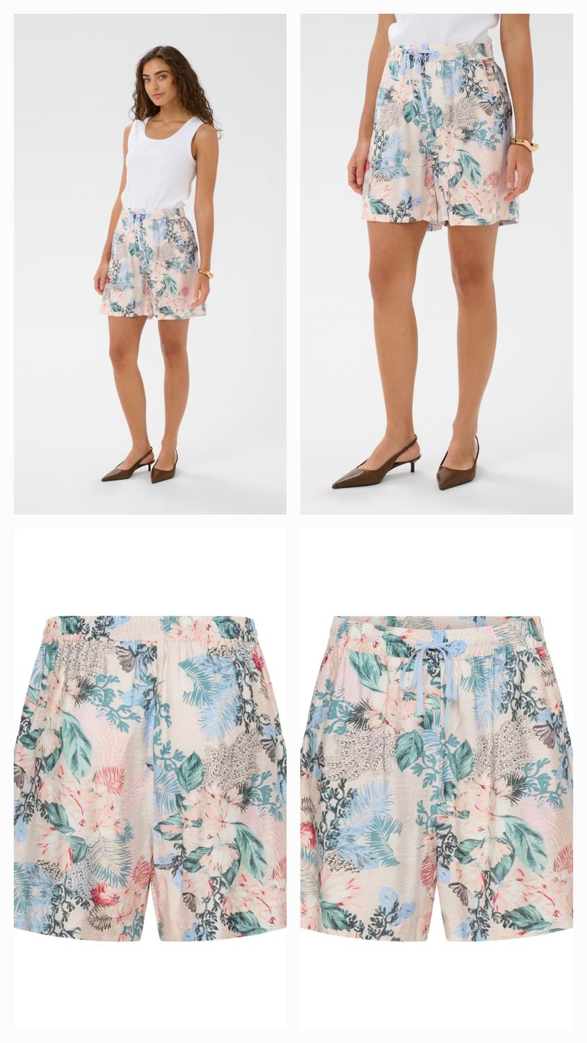 Culture DK Short/ 50113065 Whitecap/Blue Leaf