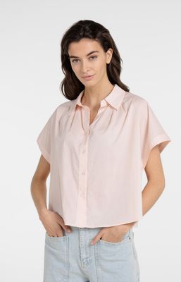 YAYA Blouse Boxy / 01-201202-604 CREME DE PECHE ORANGE